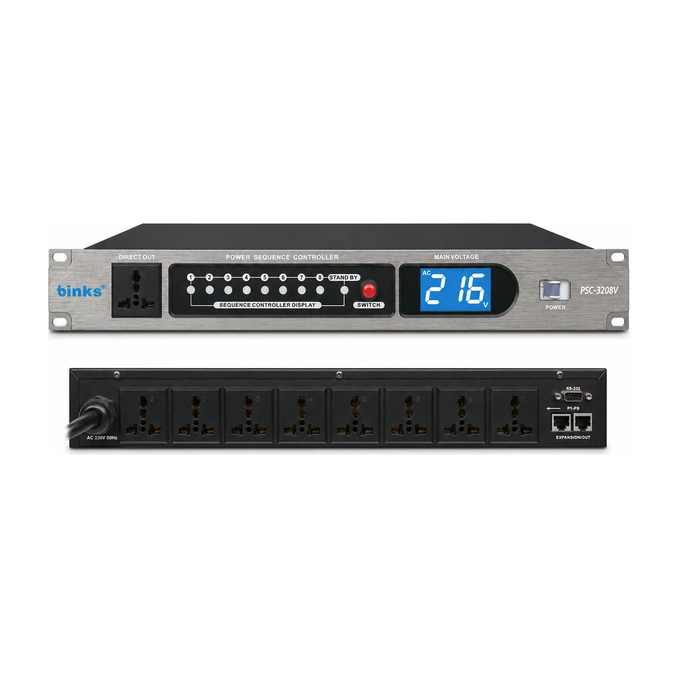 PSC-3208V Power Sequencer With Central Control